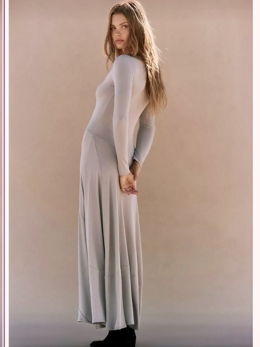 Free People free-est  Tatiana Maxi Dress | Small | Silver | NWT - Picture 2 of 12